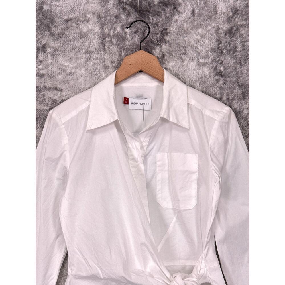 Timeless & Classy White Wrap Blouse - Picture 2 of 8